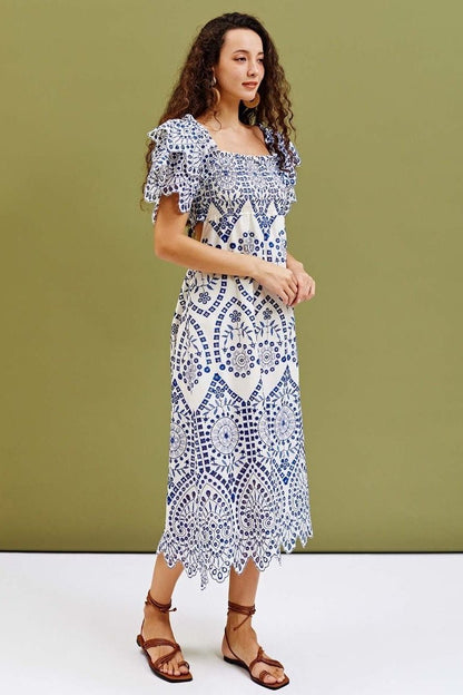 A Vintage Style Dress with Delicate Timeless Details