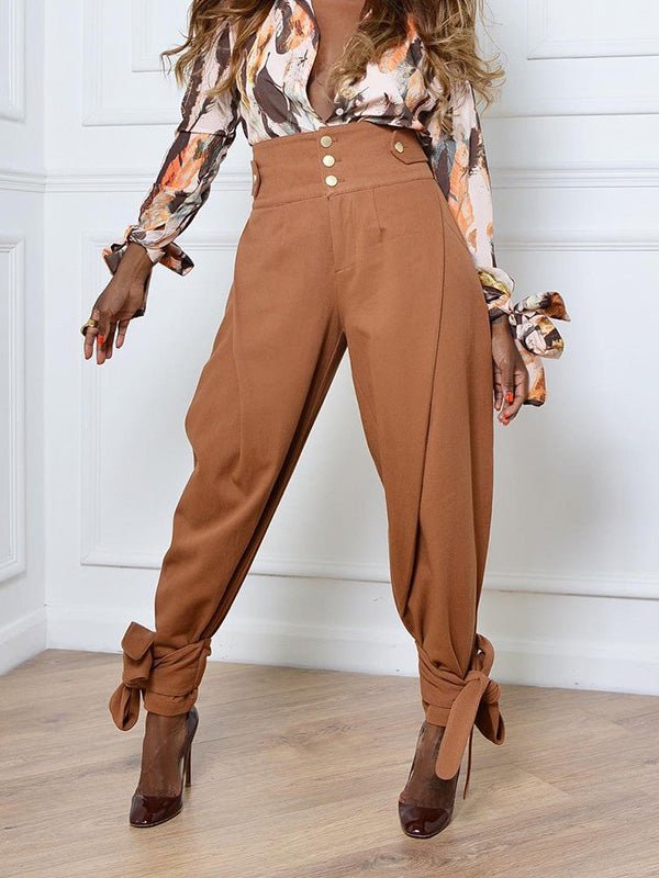 A Vintage Style Pants with Delicate Timeless Details