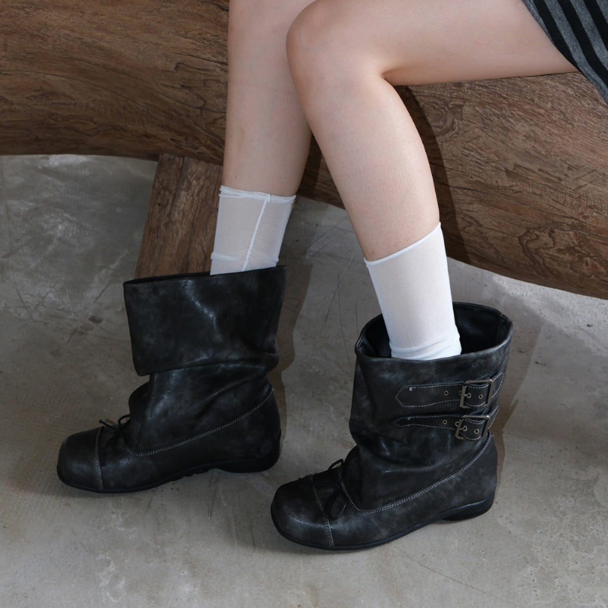 Classic Orthopedic Boots with Timeless Style