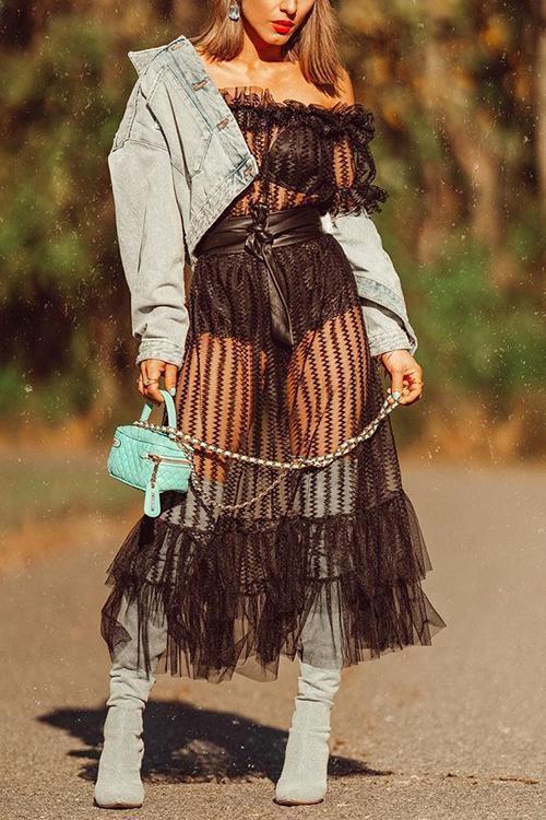 A Vintage Style Dress with Delicate Timeless Details