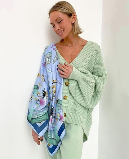 Vintage Inspired Cardigan with a Contemporary Edge