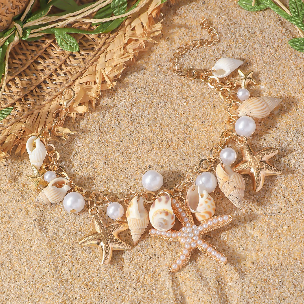 Classic Pearl Anklet with Timeless Appeal