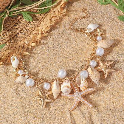 Classic Pearl Anklet with Timeless Appeal