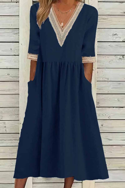 A Vintage Style Dress with Delicate Timeless Details
