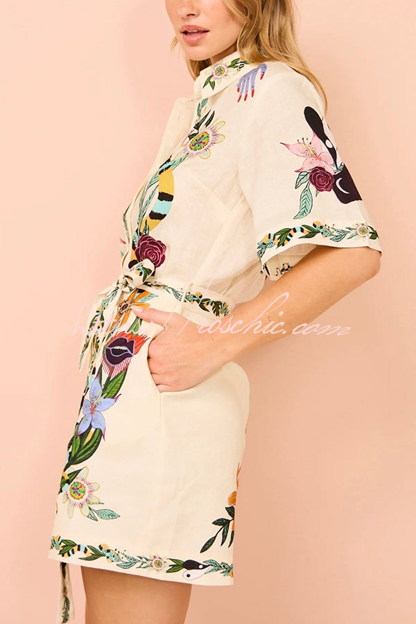 A Vintage Style Dress with Delicate Timeless Details