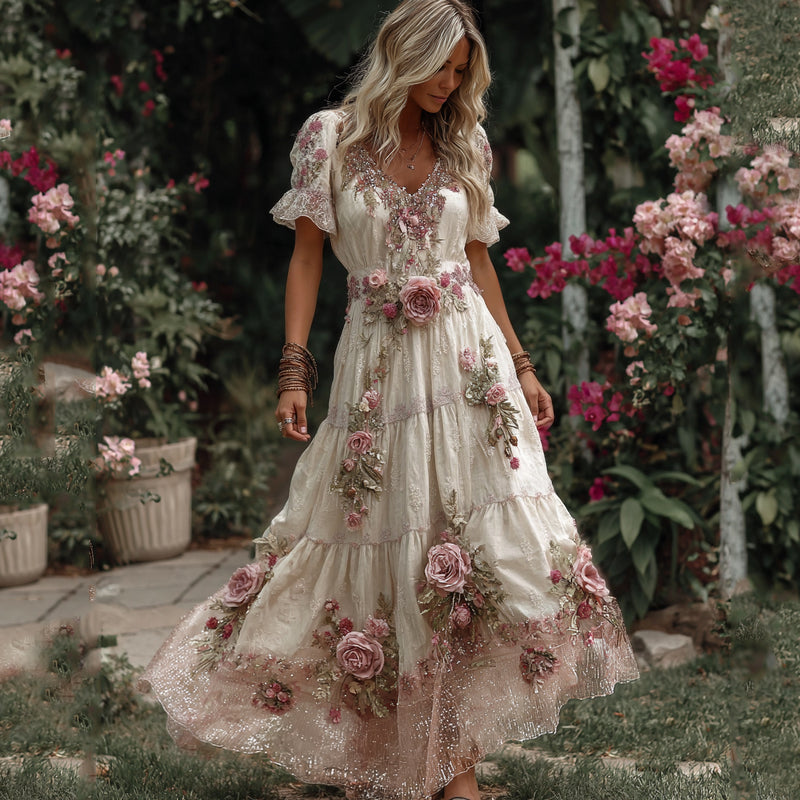 Classic Vintage Dress with a Flattering Fit
