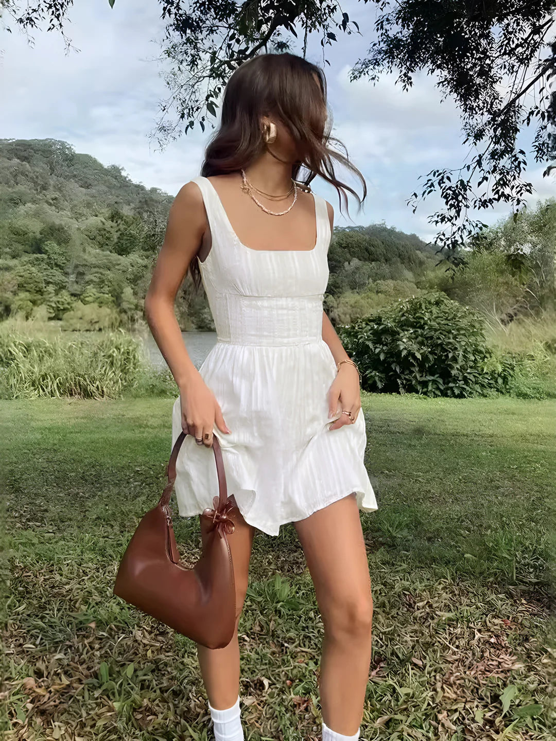Classic Vintage Dress with a Flattering Fit