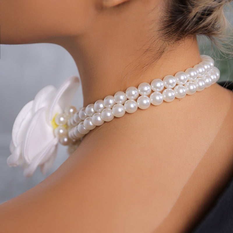 Delicate Artisan Pearl Necklace