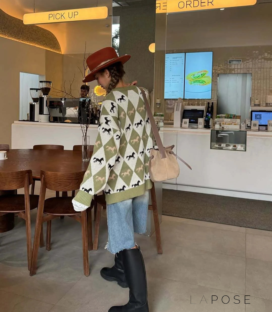 Classic Vintage Sweater with a Flattering Fit