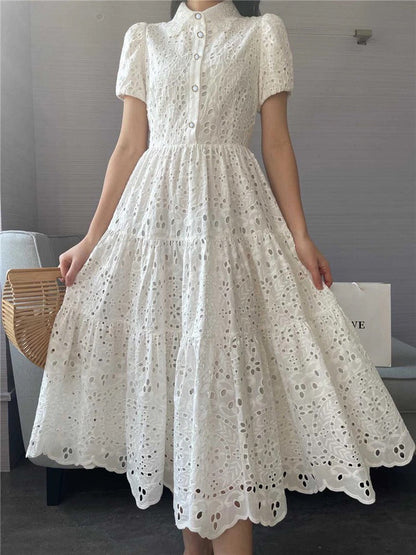 A Vintage Style Dress with Delicate Timeless Details