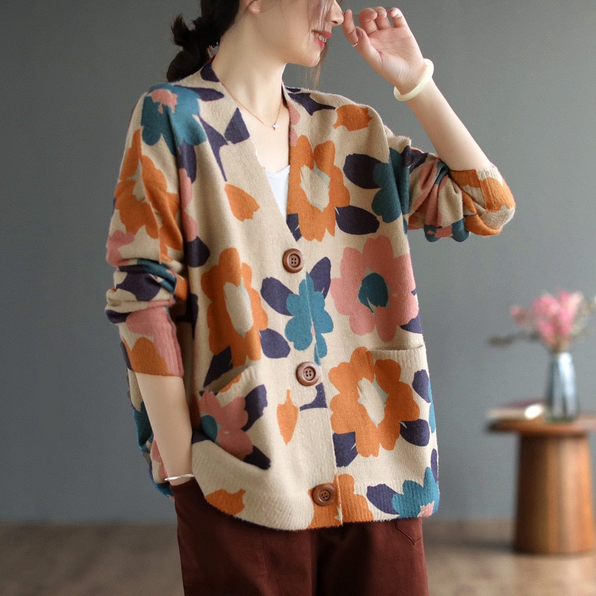 Vintage Inspired Cardigan with a Contemporary Edge