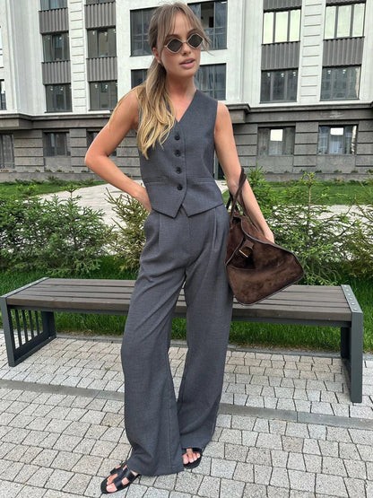 A Vintage Style Pants with Delicate Timeless Details