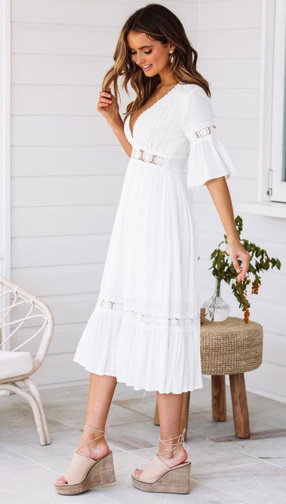 A Vintage Style Dress with Delicate Timeless Details