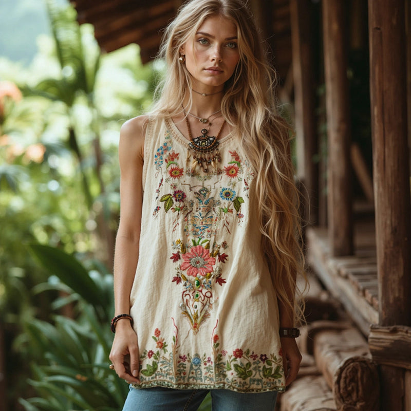 A Vintage Style Top with Delicate Timeless Details