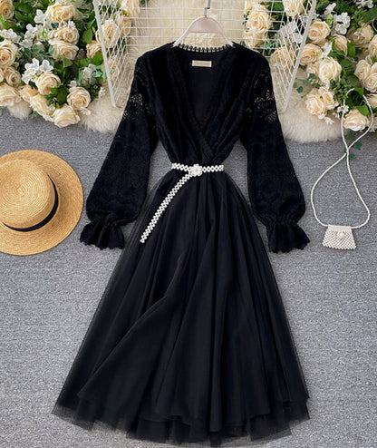 A Vintage Style Dress with Delicate Timeless Details