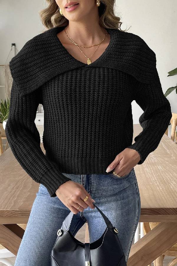 Beautifully Finished Sweater in a Timeless Design