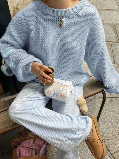 Beautifully Finished Sweater in a Timeless Design