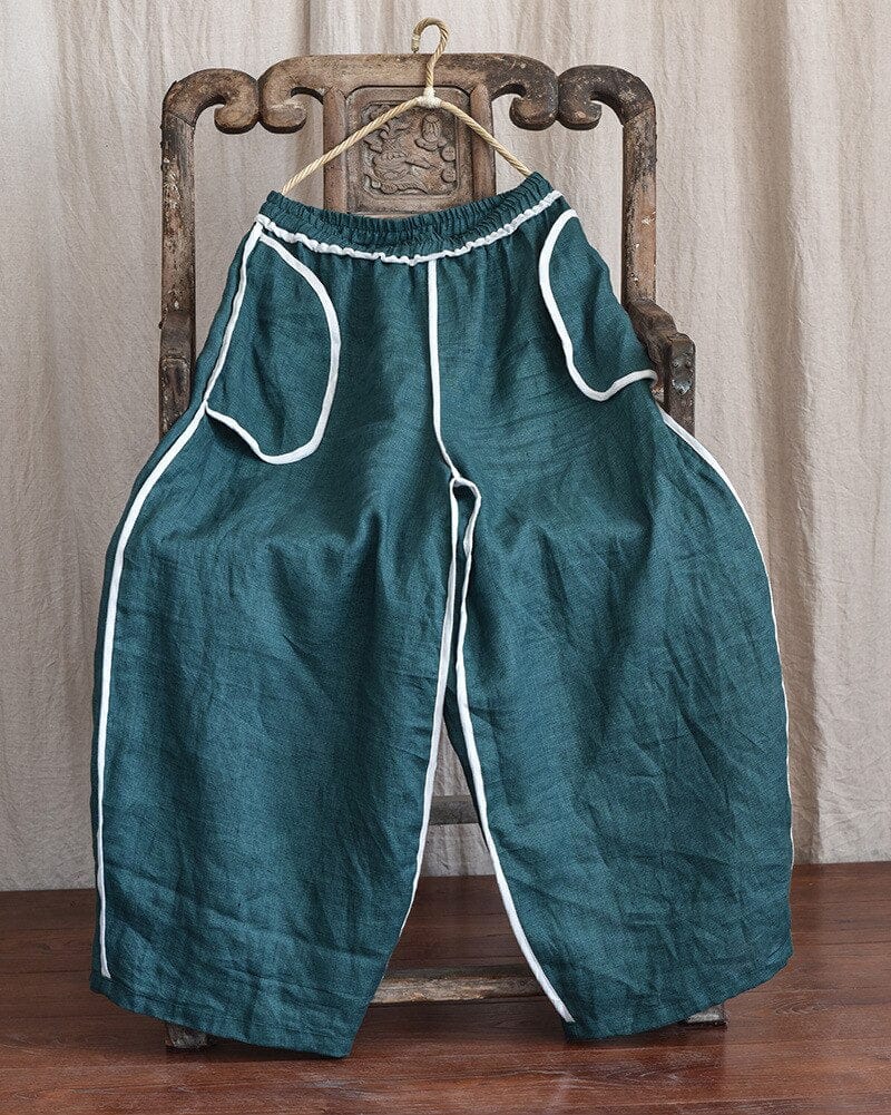 A Vintage Style Pants with Delicate Timeless Details