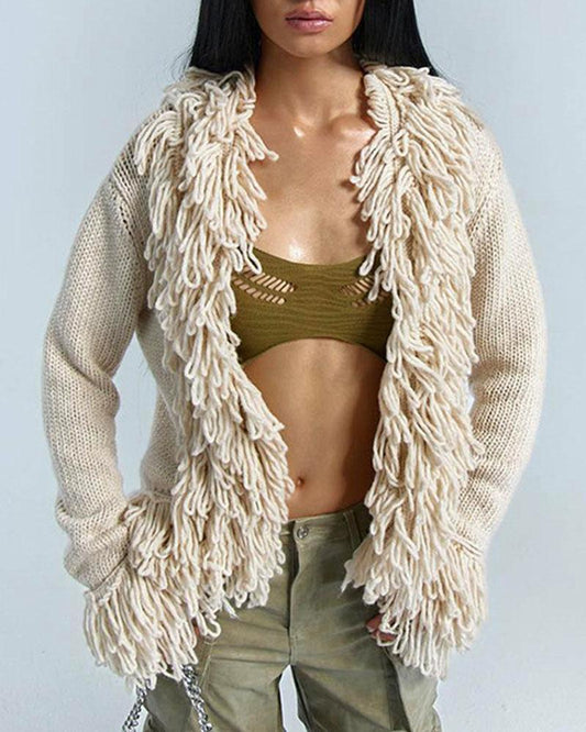 Well Tailored Cardigan with a Graceful Silhouette