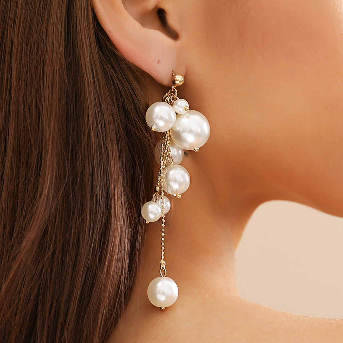 Delicate Artisan Pearl Earring