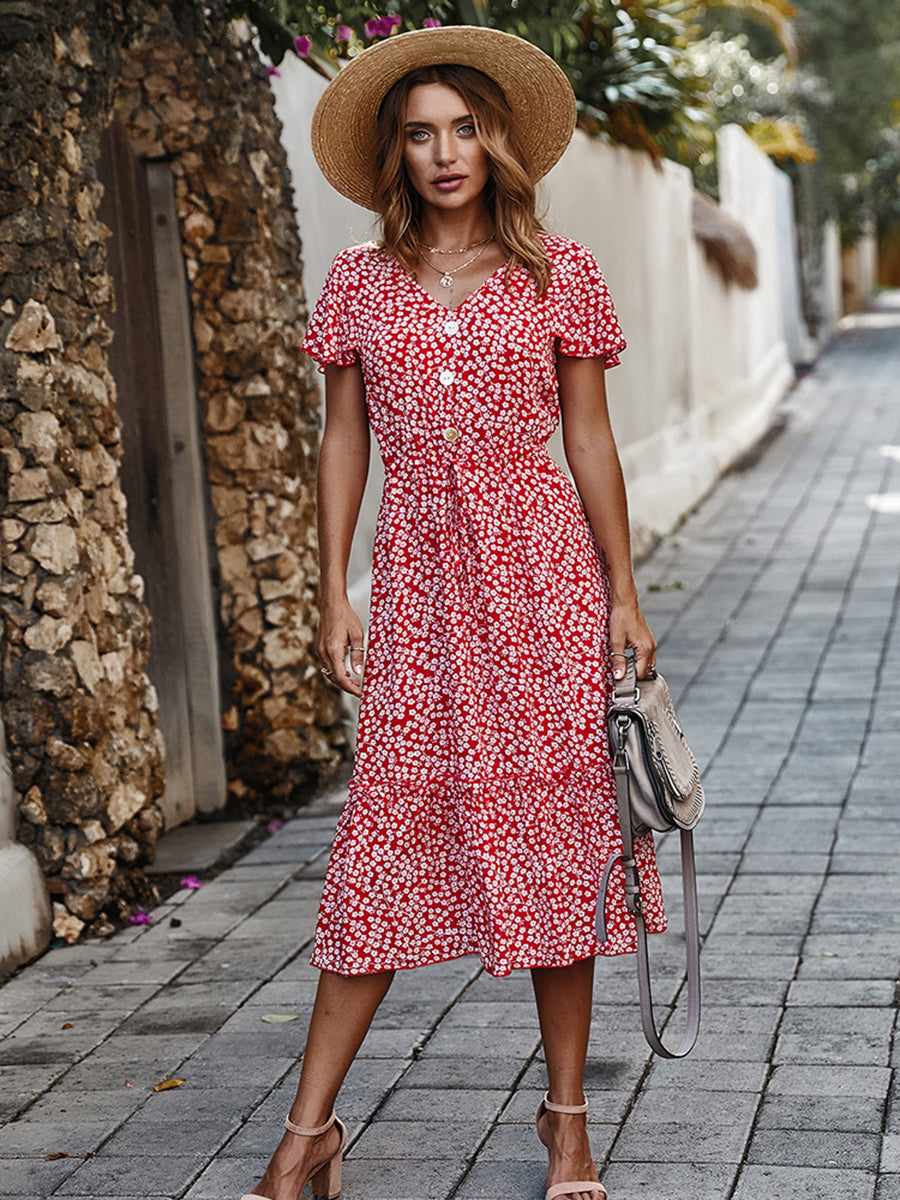 Classic Vintage Dress with a Flattering Fit