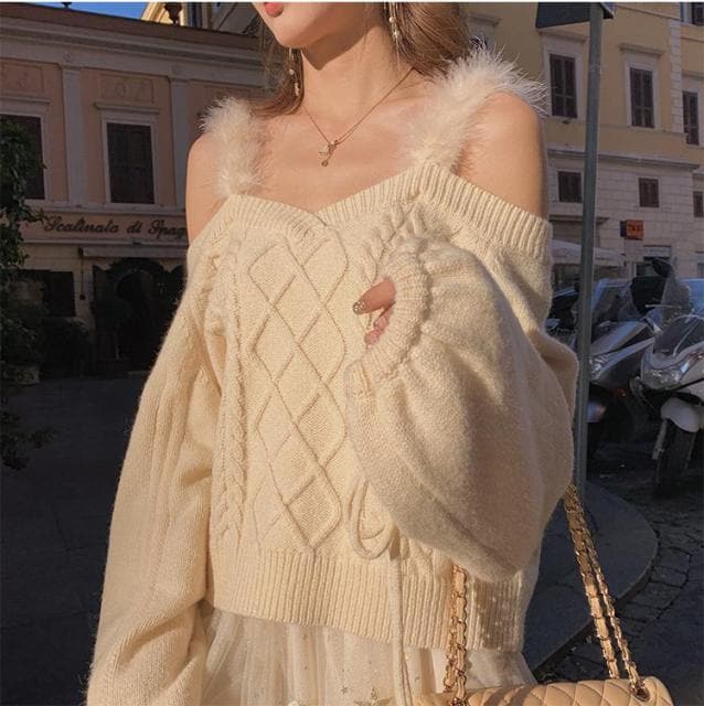 Vintage Inspired Sweater with a Contemporary Edge