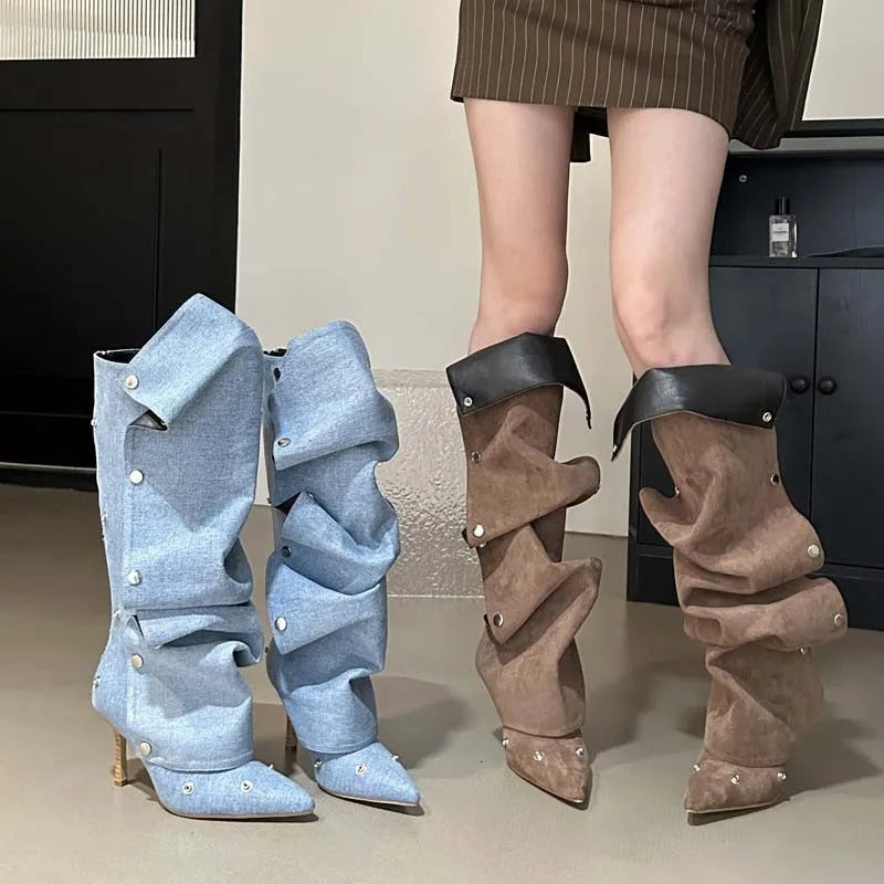 Chic Orthopedic Boots with Unique Design