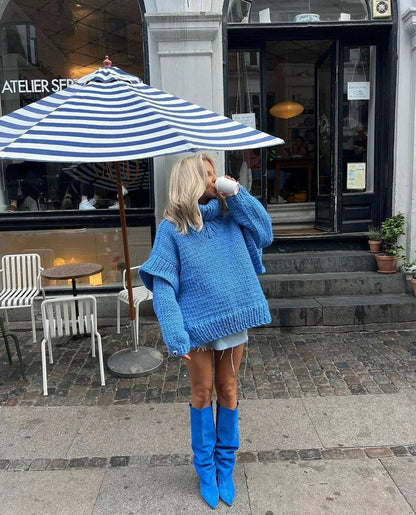 Vintage Inspired Sweater with a Contemporary Edge