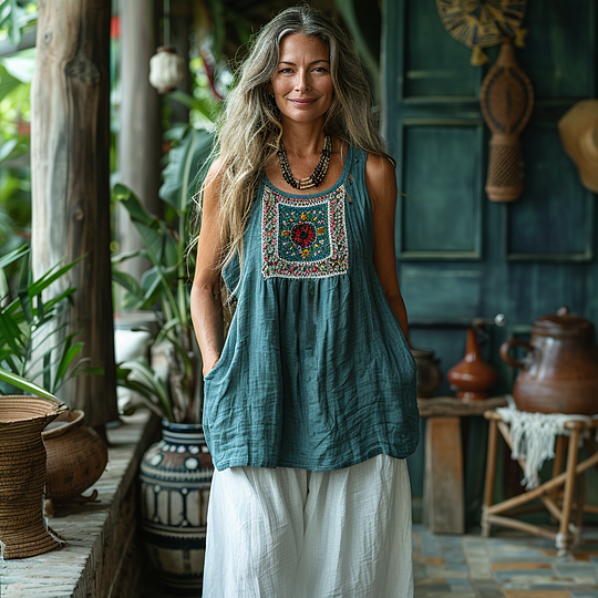 Vintage Inspired Top with a Contemporary Edge