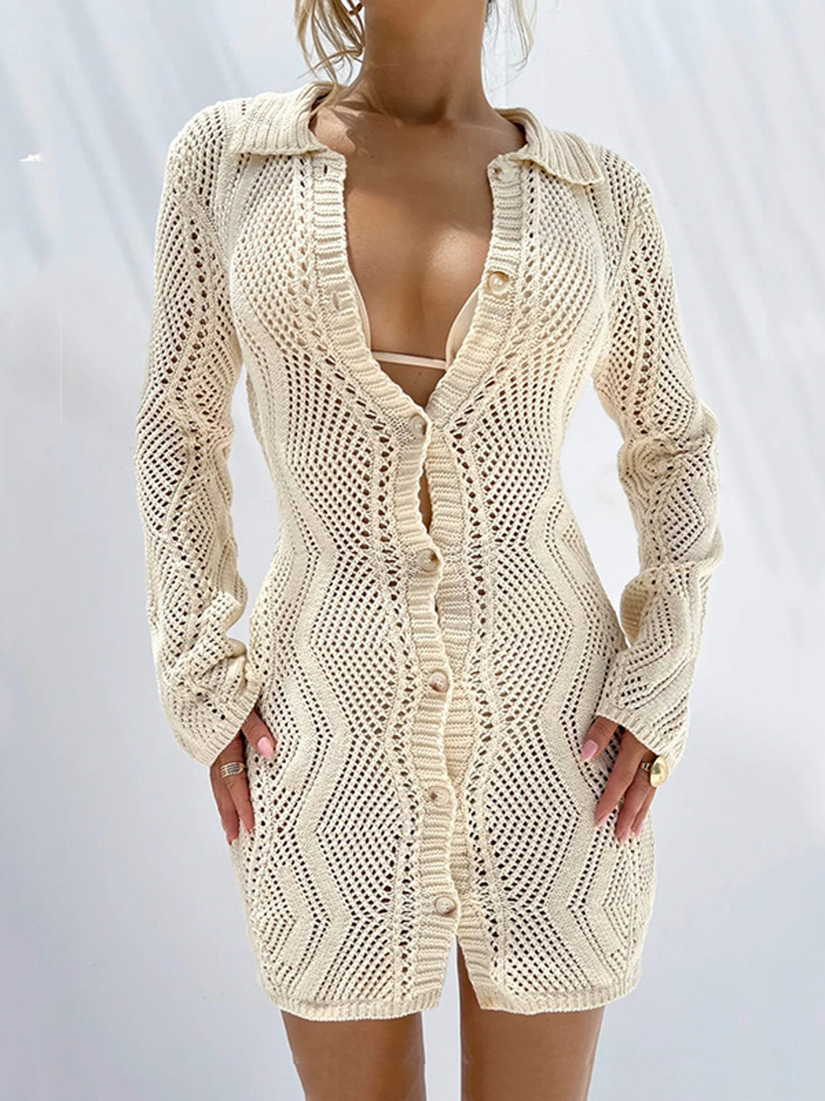 Classic Vintage Cardigan with a Flattering Fit