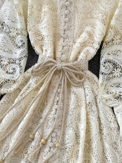 A Vintage Style Dress with Delicate Timeless Details