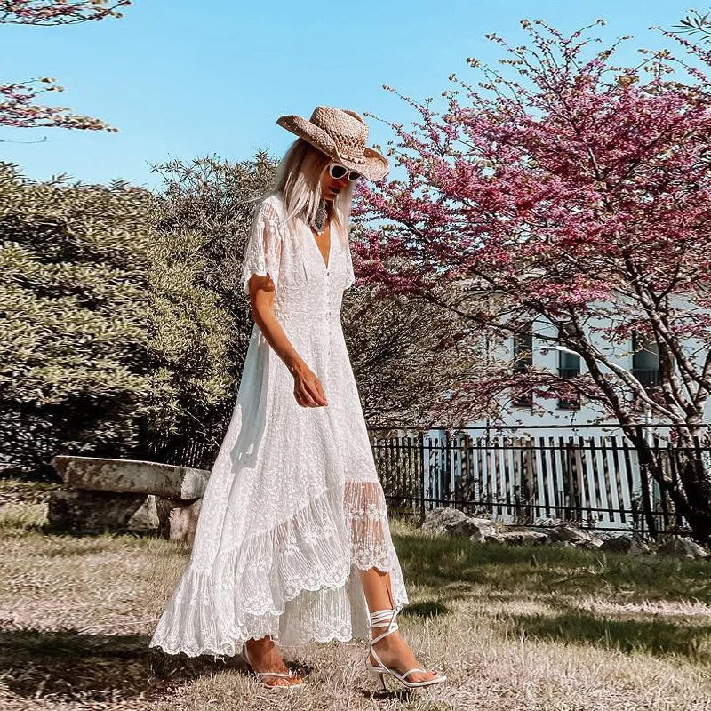 A Vintage Style Dress with Delicate Timeless Details