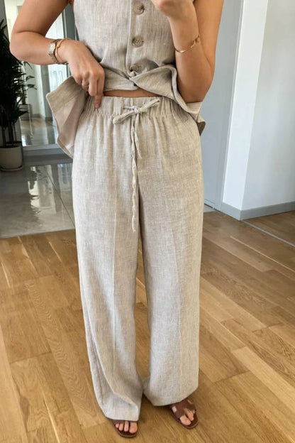 A Vintage Style Pants with Delicate Timeless Details