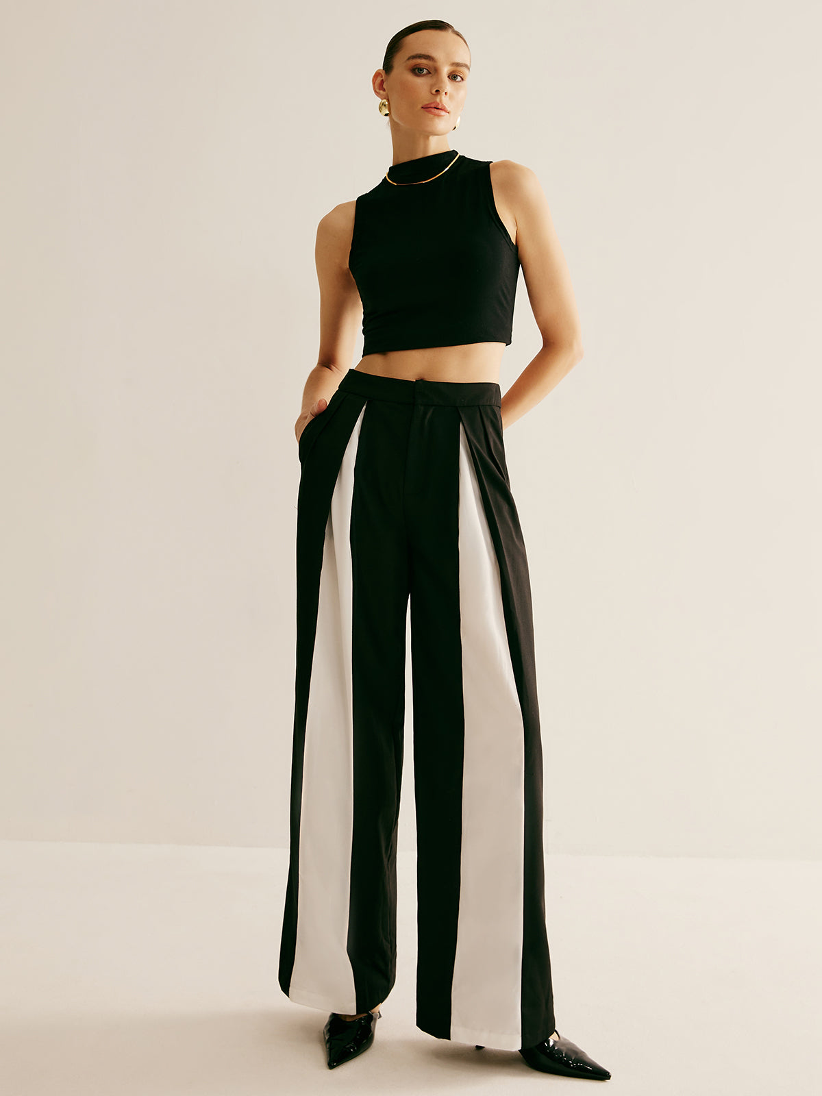 A Vintage Style Pants with Delicate Timeless Details