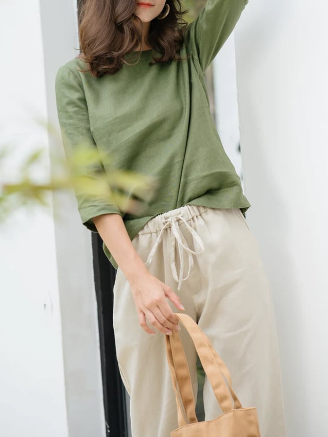 Classic Vintage Top with a Flattering Fit