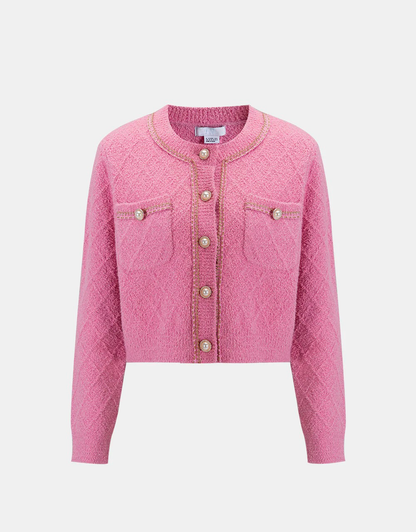 A Vintage Style Cardigan with Delicate Timeless Details
