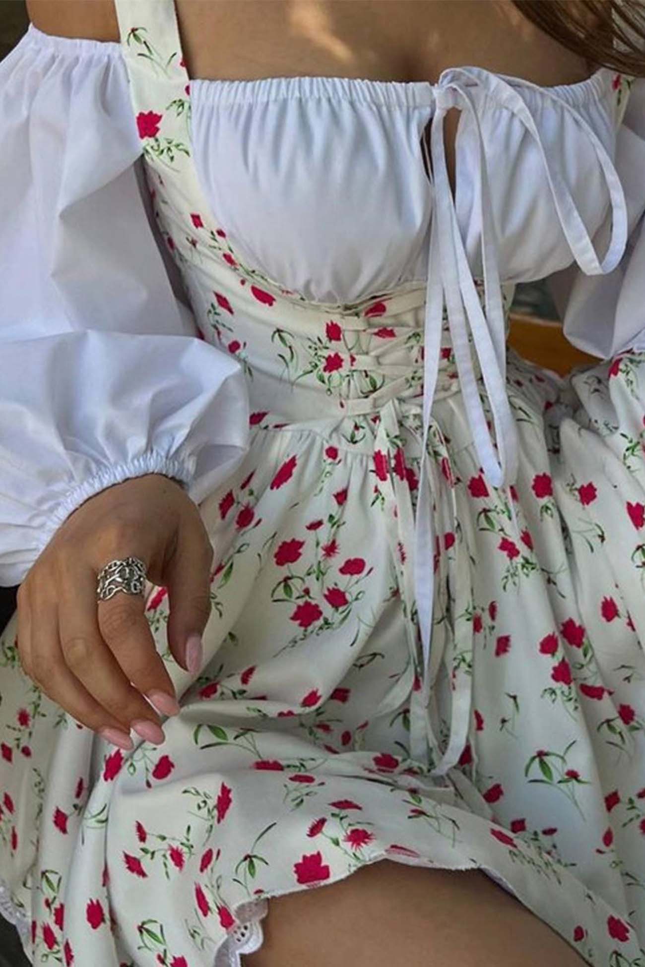 A Vintage Style Dress with Delicate Timeless Details