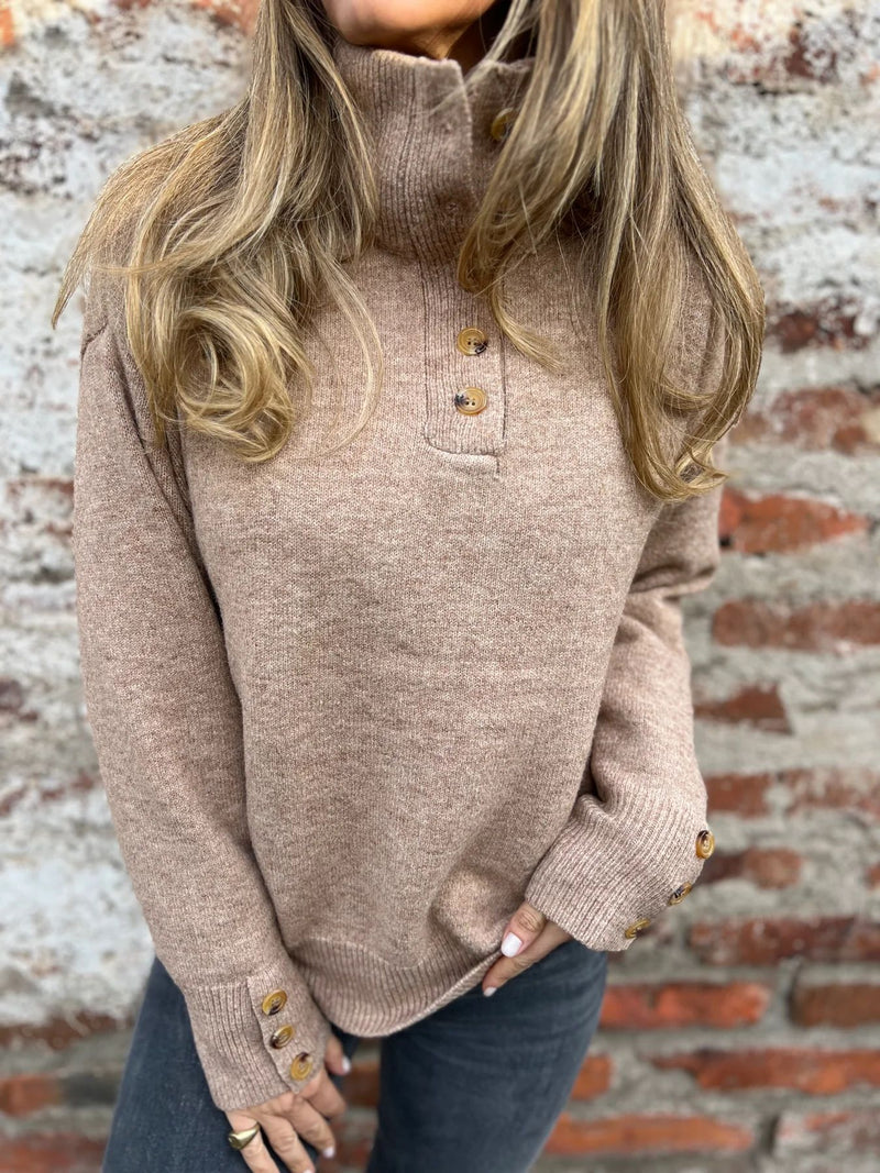 A Vintage Style Sweater with Delicate Timeless Details