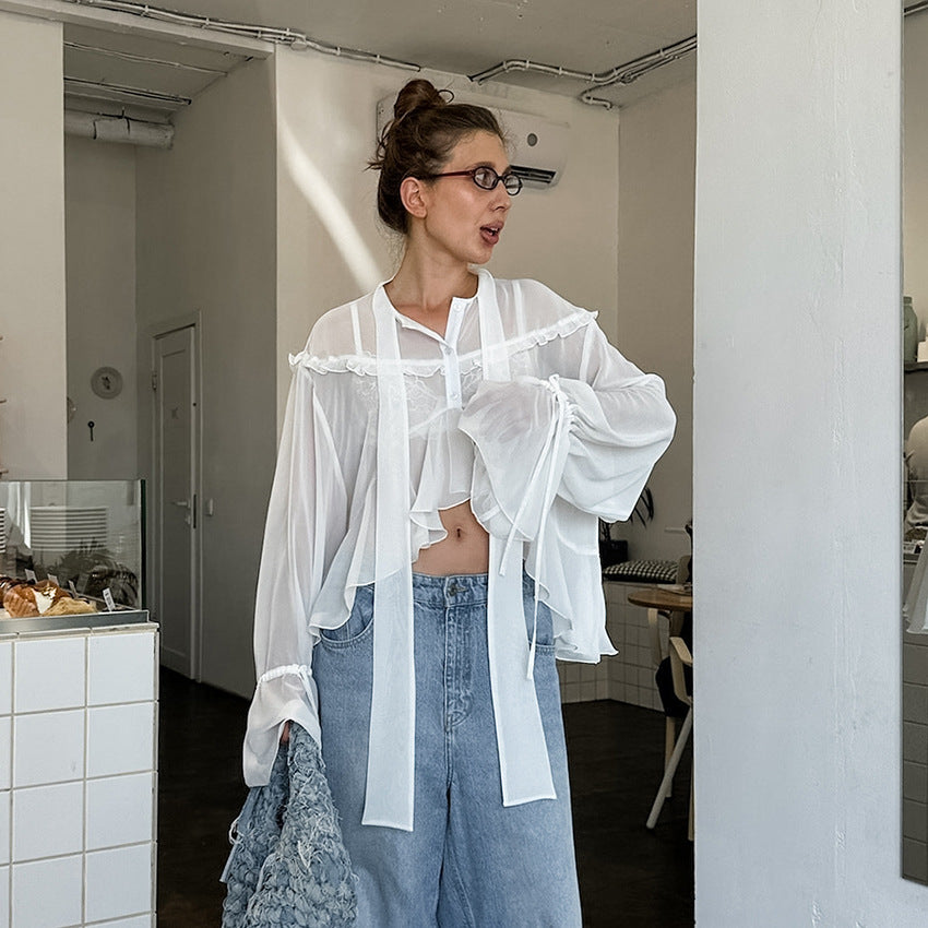 A Vintage Style Shirt with Delicate Timeless Details