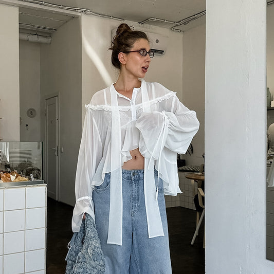 A Vintage Style Shirt with Delicate Timeless Details