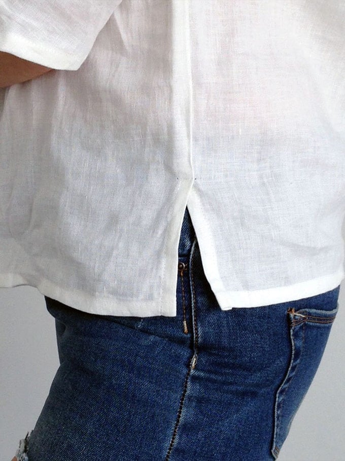 Well Tailored Top with a Graceful Silhouette