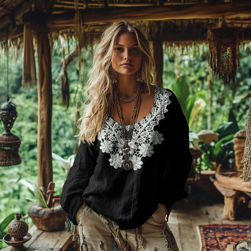 Vintage Inspired Blouse with a Contemporary Edge