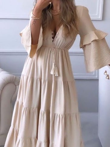 A Vintage Style Dress with Delicate Timeless Details