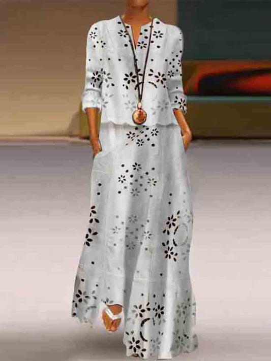 A Vintage Style Dress with Delicate Timeless Details