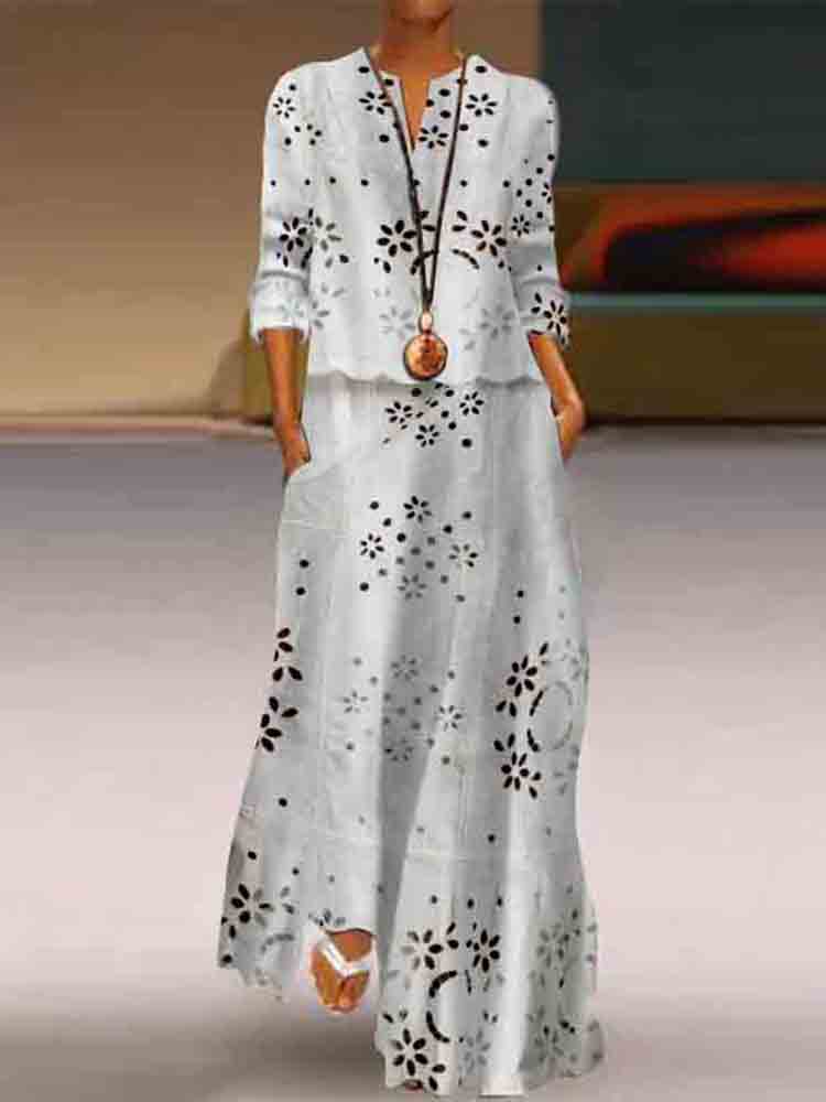 A Vintage Style Dress with Delicate Timeless Details