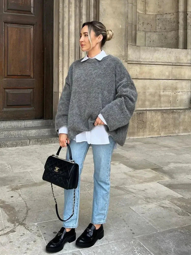 A Vintage Style Sweater with Delicate Timeless Details