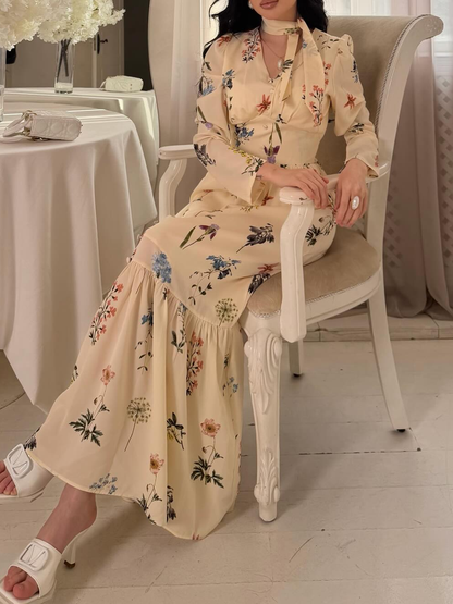 A Vintage Style Dress with Delicate Timeless Details