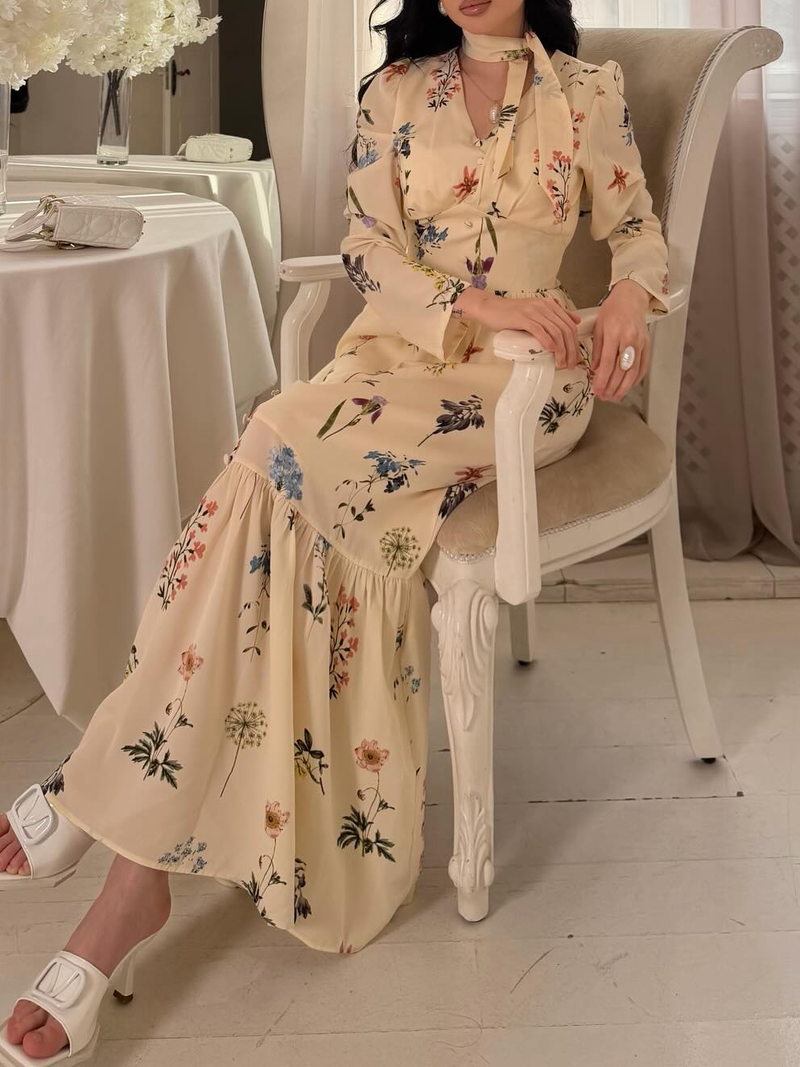 A Vintage Style Dress with Delicate Timeless Details