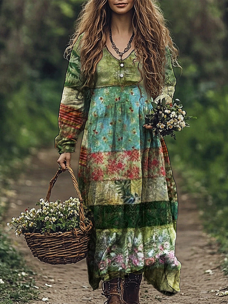 A Vintage Style Dress with Delicate Timeless Details