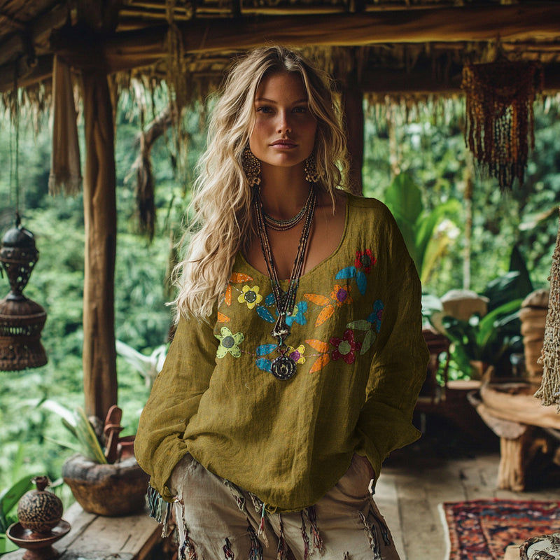 A Vintage Style Shirt with Delicate Timeless Details